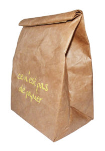 Bolsa para almuerzo en Tyvek - idea de regalo para activista, ecologista.